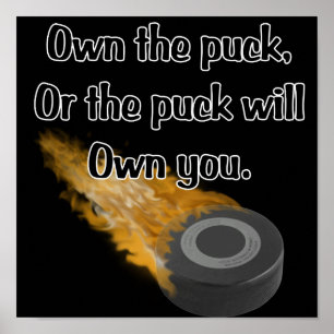 Ewn the Puck Poster