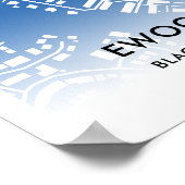 Ewood Park Poster, de thuisbasis van de Blackburn  Poster (Hoek)