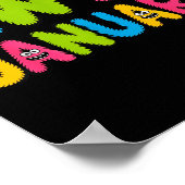 Eww januari grappige nieuwjaarsuitspraak schattige poster (Hoek)