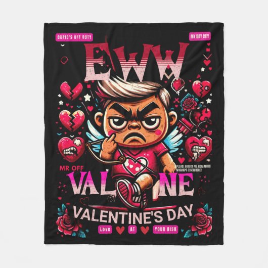 EWW Valentijnsdag Cadeaus Fleece Deken (Voorkant)