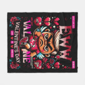 EWW Valentijnsdag Cadeaus Fleece Deken (Voorkant (Horizontaal))