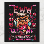 EWW Valentijnsdag Cadeaus Wijn Etiket (Enkel label)