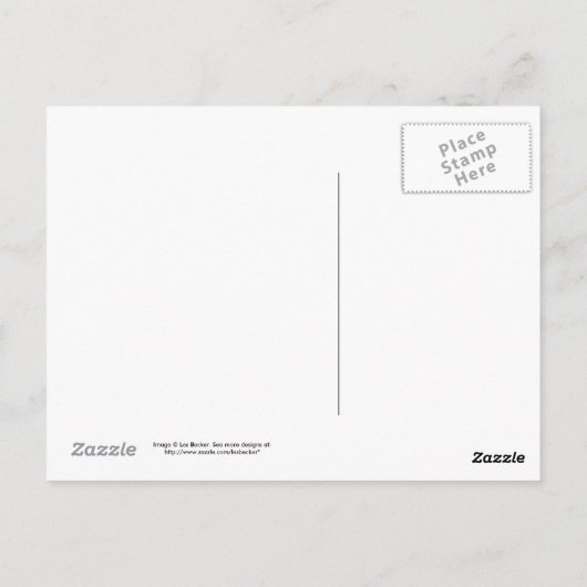 Ewww. Briefkaart van alwormen (Achterkant)