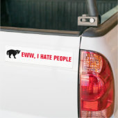 Ewww, ik haat mensen met bumper sticker (Op Truck)