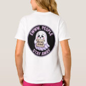 Ewww Mensen Blijf Weg Sticker - Grappige Introvert T-shirt (Achterkant)