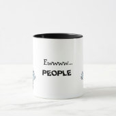 Ewwww...Pepeople Grappige Blauwe Kat Koffie Mok (Midden)