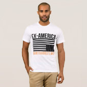 Ex-Amerika omgekeerd 2 T-shirt (Voorkant volledig)