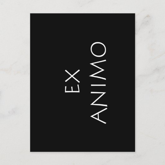 Ex animo briefkaart (Voorkant)