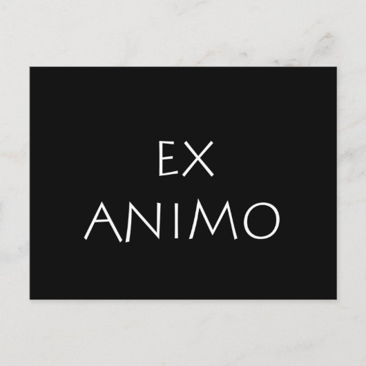 Ex animo briefkaart (Voorkant)
