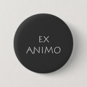 Ex animo ronde button 5,7 cm (Voorkant)