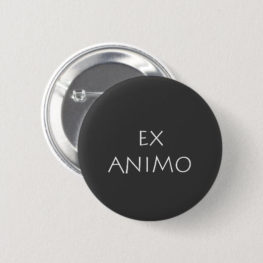 Ex animo ronde button 5,7 cm (Voorkant /achterkant)