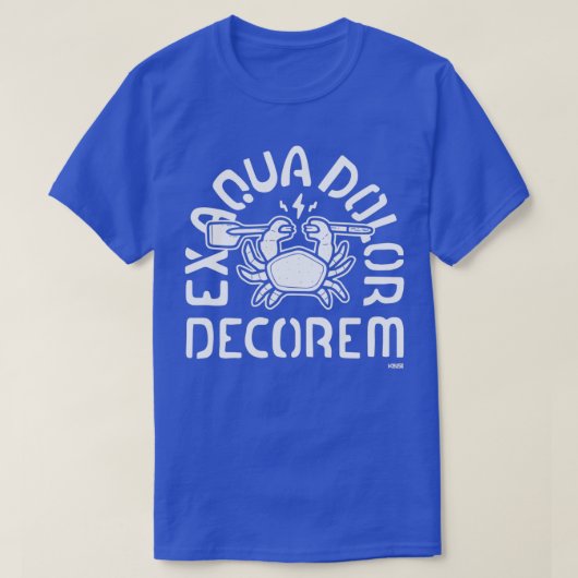 Ex Aqua Dolor Decorem T-shirt (Design voorkant)