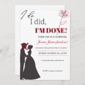 Ex-echtgenoot en echtgenote-echtscheidingspartij-u kaart (Voorkant / Achterkant)