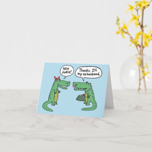 Ex-echtgenoot Kaart (Gele Bloem)