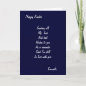 Ex-echtgenote e-mailkaarten feestdagen kaart (Voorkant)