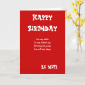 Ex-echtsverjaardagskaarten Kaart (Gele Bloem)