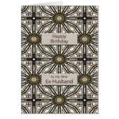 Ex Husband Birthday Abstract Mandala Design (Voorkant)