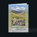 Ex=Husband Birthday met een berglandschap Kaart<br><div class="desc">Een mooi landschap om je ex-man een gelukkige verjaardag te wensen. Een uitzicht van het district van het Engelse meer.</div>