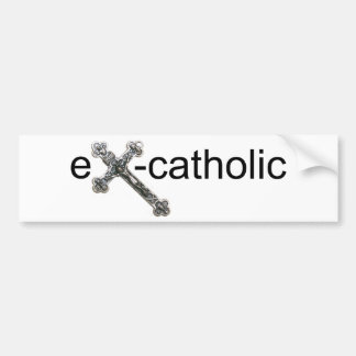 Ex-katholiek Bumpersticker