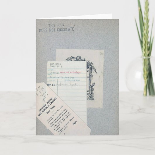 Ex Library Kaart voor Boekomslagen (Voorkant)