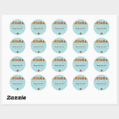Ex Libris - Aangepaste bibliotheeklabels Ronde Sticker (Vel)