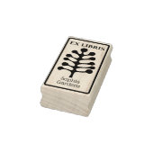Ex Libris Abstracte Boom/Plant 02 Stempel (Stempel)