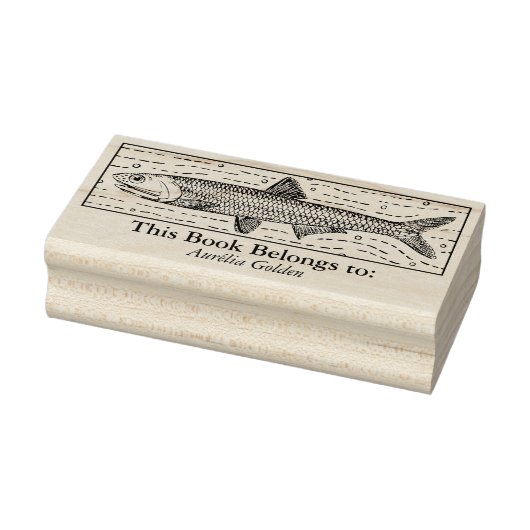 Ex Libris - ansjovis Rubberstempel (Stempel)