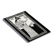 Ex libris art nouveau notitieboek (Rechterzijde)