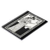 Ex libris art nouveau notitieboek (Linkerzijde)