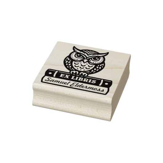 Ex Libris - Bewaker van de Boeken Rubberstempel (Stempel)