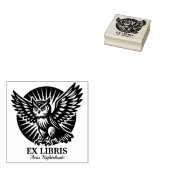 Ex Libris - Bibliothecaris Uil Rubberstempel (Gestempeld)