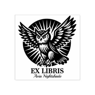Ex Libris - Bibliothecaris Uil Rubberstempel