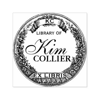 Ex Libris - Bladwijzer - Gepersonaliseerd Zelfinktende Stempel