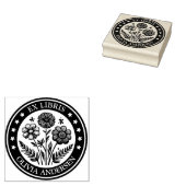 Ex Libris - Bloemenarrangement Rubberstempel (Gestempeld)