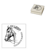 Ex Libris, boek voor aangepaste paarden Rubberstempel (Gestempeld)
