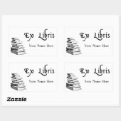Ex Libris  Boeken Aangepaste Boekplaat Rechthoekige Sticker (Vel)