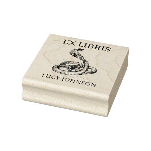 EX LIBRIS Boeklegpaginastempel | Gepersonaliseerd Rubberstempel (Stempel)