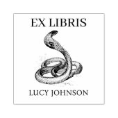 EX LIBRIS Boeklegpaginastempel | Gepersonaliseerd Rubberstempel (Afrduk)