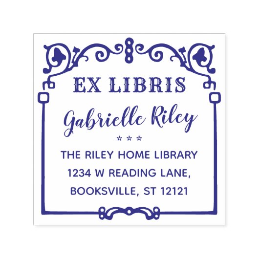 Ex Libris Boekplaat   Lijst | Aangepast Zelfinktende Stempel (Design)