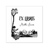  Ex Libris Boekplaat Naam Boek Lezen Zelfinktende Stempel (Design)