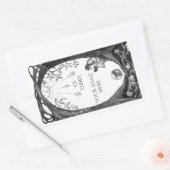 Ex Libris Boekplaten Rechthoekige Sticker (Envelop)