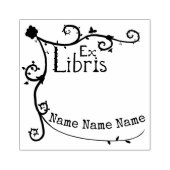 Ex Libris-boekstempel Rubberstempel (Afrduk)
