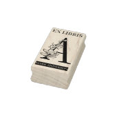 EX libris Book bookplate bookplate monogram A Rubberstempel (Stempel)