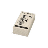 EX libris Book bookplate bookplate monogram F Rubberstempel (Stempel)