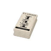 EX libris Book bookplate bookplate monogram I Rubberstempel (Stempel)