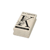 EX libris Book bookplate bookplate monogram K Rubberstempel (Stempel)