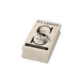EX libris Book bookplate bookplate monogram S Rubberstempel (Stempel)