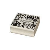 Ex Libris Bookplaat Rubberstempel (Stempel)