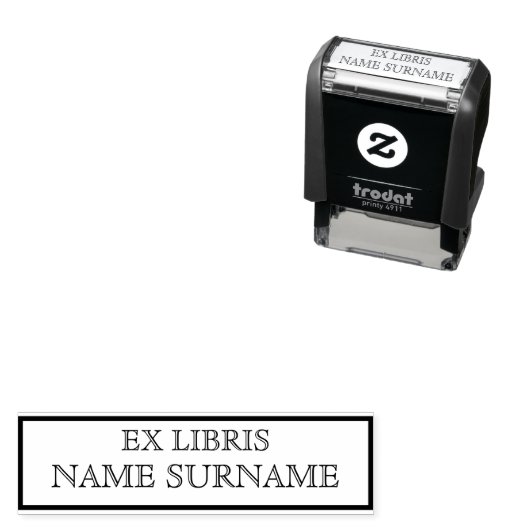 Ex Libris Bookplaat Zelfinktende Stempel (In situ)