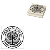 Ex Libris - Boom 03 Rubberstempel (Gestempeld)